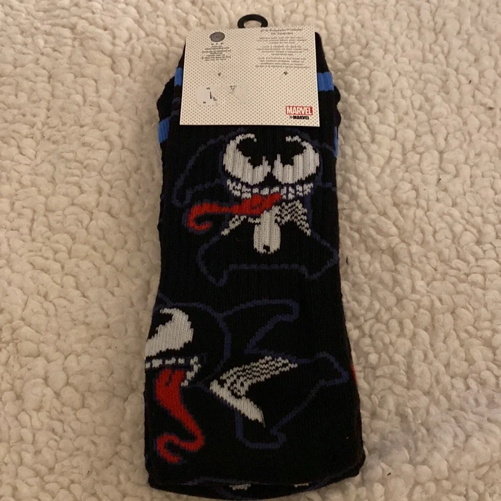 Marvel Venom Chibi Allover Print Crew Socks -‎ BoxLunch Exclusive